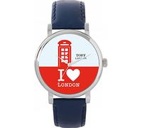 Toff London Red Phone Box Uhr