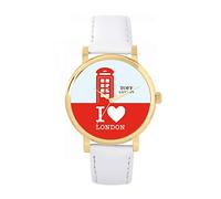 Toff London Red Phone Box Uhr