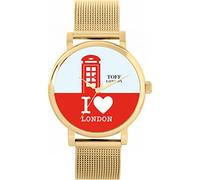 Toff London Red Phone Box Uhr