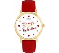 Toff London Weiße Be My Valentine Uhr