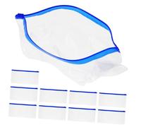 Tofficu 10stücke Plastikumschläge Mit Reißverschluss Federmäppchen Durchsichtige Plastik-federmäppchen Transparente Federtaschen Mit Reißverschluss Zur Stiftaufbewahrung