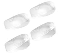 Tofficu 2 Paar Gel Einlegesohlen mit Fersenerhöhung Leichte und Elastische Fußpolster zur Unsichtbaren Körpergröße Erhöhung und Stoßdämpfung für Damen und Herren