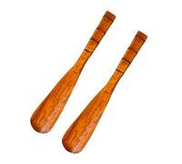 Tofficu 2 Stück 32cm Langer Schuhlöffel mit Glatter Oberfläche Leichte Schuhanzieher für Damen und Senioren zum Bequemen Anziehen im Sitzen und Stehen