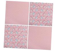 Tofficu 4stücke Baumwollstoff Meterware Für Quilten DIY Projekte Patchwork Tuch Cottonto Quilts Stoffe Zum Nähen Heimdekoration Kissen Taschen Puppenkleider