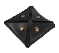 Tofficu Kleiner Quadratischer Münzbeutel aus Leder mit Knopfdesign Leichter und Stoßfester Geldbeutel für Mädchen für Reisen und Einkaufstaschen