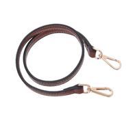 Tofficu PU Leder Crossbody Bag Strap mit Metall Drehverschluss Brauner Schultergurt Ersatz für Damen Herren Handtaschen DIY Projekte und Geldbörsen Zubehör