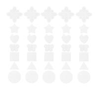 Tofficu Selbstgemacht Kunststoffgewebe Zuschneidbares Kreuzstich Netz Stickvorlage für Basteln und Handarbeit Zufälliger Stil