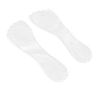 TOGEVAL 2 Paare Anti rutsch Silikon Einlegesohlen für High Heels Fußtherapie Schuhpads mit Massagekissen zur Schmerzlinderung und Komfort Atmungsaktiv Elastisch für Damen Pumps und