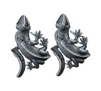 TOGEVAL 2 Stück Retro Eidechsenring Aus Metall Einzigartiger Vintage Wickelring Modischer Statement Ring Für Frauen Handgefertigter Ebene Schmuck Für Halloween Und Kostüme