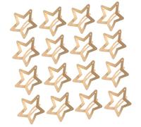 TOGEVAL 50 Stück Stern Haarspangen Damen Metall Haarclips mit Festsitz Modisches Design Silberfarbene Dekorative Haarschmuck für Alltag Party Hochzeit