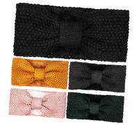 TOGEVAL 5stücke Gestricktes Stirnband Für Damen Elastisches Haarband Mit Knoten Für Sport Yoga Und Alltag Bequemer Für Jede Kopfform