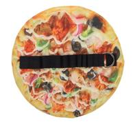 TOGEVAL Pizza Stifteetui aus Canvas mit Realistischer Pizzaform Leicht Tragbar und Einfach zu Verstauen Zubehör für Schule und Büro