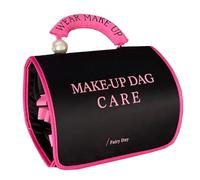 Toiletry Bags for Traveling, Makeup Organizer Bag, Detachable Toiletries Bag, Folding Cosmetic Organizer, Travel Accessories Bag, 4-in-1 Travel Organizer, Portable Toiletry Storage, Schwarz,