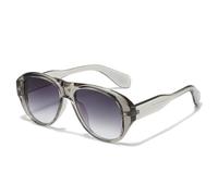 TOIPASTN Cat-Eye-Sonnenbrille für Damen und Herren, Retro-Gestell, UV400-Schutz, modisch (20315 Transparent Gre)