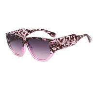 TOIPASTN Damen-Sonnenbrille mit weitem Bein, Retro-Stil, Herren-Sonnenbrille UV400 (Lila)