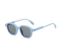 TOIPASTN Ovale Sonnenbrille im Retro-Stil (Blau)