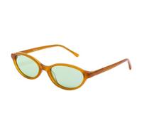 TOIPASTN Polarisierte Retro-Sonnenbrille aus Acetat, Katzenaugenform, oval, UV400, Herren (C2)