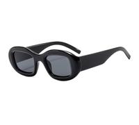 TOIPASTN Retro-Sonnenbrille für Damen, dickes Gestell (schwarz)