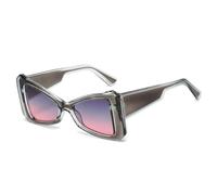 TOIPASTN Sonnenbrille für Damen, UV400-Schutzbrille (Grau-Rosa)