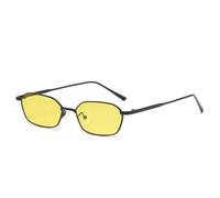 TOIPASTN Sonnenbrille mit Metallrahmen, modisches Retro-Design (A4)