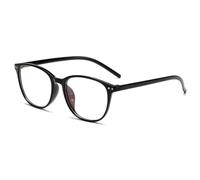 TOIPASTN Ultraleichte Damen-Brille im Retro-Stil mit Blaulichtfilter (Schwarz)