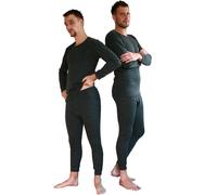 Toker Collection® Thermounterhose Warme Thermo Unterhose 2 Stück röße 14 (DE/NL/SE/PL, Alphanumerisch, 7XL, Große Größen, Extra Tall, Anthrazit)