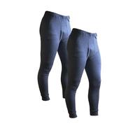 Toker Collection® Thermounterhose Warme Thermo Unterhose 2 Stück röße 14 (DE/NL/SE/PL, Alphanumerisch, XL, Regular, Regular, Dunkelblau)