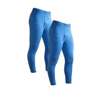 Toker Collection® Thermounterhose Warme Thermo Unterhose 2 Stück röße 14 (DE/NL/SE/PL, Alphanumerisch, XL, Regular, Regular, Blau)