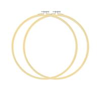 TOKERD 2 Stück 30m Stickrahmen Groß Holz Bambus Kreuzstich Rahmen Einstellbar Stickerei Ring Hoop Runden Bambus Kreis Set Nähmaschine Stickerei Ring Cross Stitch Hoop für Dekoration DIY Nähen