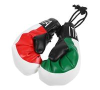 TOKIDNY 1 Paar Kleiner Boxhandschuhe aus Pvc und Baumwolle als Vielseitiger Weihnachtsschmuck und Auto Spiegel Taschenhänger für Sportliche Autofahrer und Festliche Anlässe