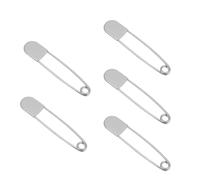 TOKIDNY 5 Stück Großer Rostfreier Sicherheitsnadeln aus Edelstahl 12,7cm Robust für Wäschebeutel und Bastelarbeiten