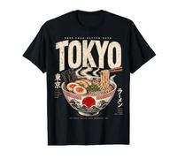 Tokyo City Ramen Bowl, japanische Ästhetik, Straßen von Tokio Preisgünstiges Grafik-T-Shirt