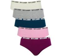 Tokyo Laundry Damen Slips aus Stretch-Baumwolle, 5er-Pack, Zara 14 (Slip), M