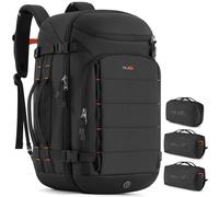 Tolaccea Handgepäck Rucksack, 40L Groß Reiserucksack, TSA Freundlich Laptop Rucksack für 15,6 Zoll, Wasserdichter Travel Backpack Herren Damen mit Drei Packwürfel für Business Reise Arbeit Urlaub