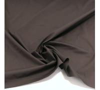 TOLKO Baumwollstoff Meterware | feine Sommer Popeline weich und elastisch wie Batist | Kleiderstoff Dekostoff Vorhangstoff | Stoffe zum Nähen Baumwolle Meterware (Braun)