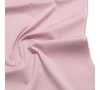 TOLKO Baumwollstoffe Sommer Popeline aus Baumwolle | elastischer Nesselstoff als Modestoff Kleiderstoff Dekostoff | Stoffe zum Nähen Meterware Baumwolle (Rosa)