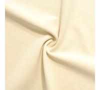 TOLKO Bühnensamt Samtstoff Meterware | Vorhangstoff Samtvorhang, Verdunklung | robuster Samt Polsterstoff Bezugsstoff zum Polstern Beziehen | abriebfest belastbar | Stoffe zum Nähen (Creme)