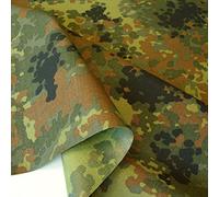 TOLKO Bundeswehr Camouflage Stoff aus 560dtex Cordura Nylon | Wasserdicht, Reißfest, Extrem robust | Segeltuch Stoffe zum Nähen Meterware im Armee Flecktarn | mittelschwer (Plane beschichtet)