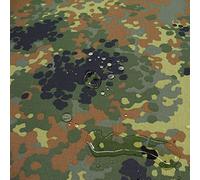 TOLKO Bundeswehr Camouflage Stoff | wasserdichter Zelt- und Planen-Stoff | Robust und UV-beständig | Armee Flecktarn Stoffe zum Nähen Meterware Baumwolle mittelschwer (Zeltstoff)