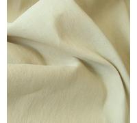 TOLKO elastisches Leinen mit Baumwolle | weicher Leinenstoff als Modestoff Kleiderstoff Dekostoff | Stoffe zum Nähen Meterware Baumwollstoffe (Natur)