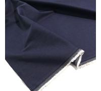 TOLKO mittelschwerer Baumwollstoff Meterware für Hose Jacke Rock Kleid Bezug Vorhang Polsterung | 155cm breit | Baumwolle Meterware Dekostoff Stoffe zum Nähen (Tiefsee Blau)