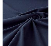 TOLKO sehr warmer Micro Polar Fleece Stoff | beidseitig gerauht flauschig weich | 3mm dick | Winterstoff für Jacke Mütze Schal Pullover Decke | 175cm breit Meterware mit Antipilling (Navy Blau)