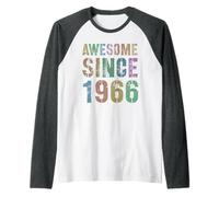 Tolle seit 1966 Vintage 60. Geburtstag Rock Roll Mom Dad Raglan