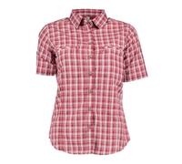 TOM COLLINS Damen Bluse Kurzarm Freizeitbluse mit Liegekragen Bubnu, Größe:38, Farbe:mittelrot