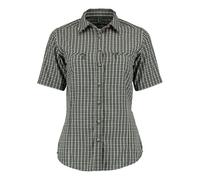 TOM COLLINS Damen Bluse Kurzarm Freizeitbluse mit Liegekragen Punap, Größe:40, Farbe:dunkelgrün