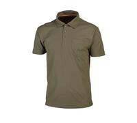 OS Trachten Herren Poloshirt Kurzarm Jagdshirt mit Polokragen Falbo, Größe:XL, Farbe:dunkelgrün