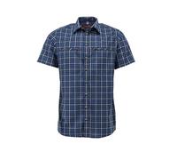 TOM COLLINS Herren Hemd Kurzarm Freizeithemd mit Liegekragen Basina, Größe:41/42, Farbe:Jeans