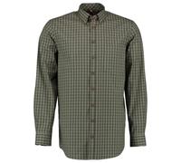 TOM COLLINS Herren Hemd Langarm Jagdhemd mit Button-Down-Kragen Regau, Größe:41/42, Farbe:trachtengrün