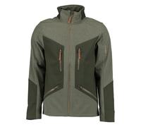 TOM COLLINS Herren Softshelljacke Übergangsjacke Outdoorjacke hochgeschlossen Gnoyod, Größe:5XL, Farbe:oliv