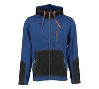 TOM COLLINS Herren Strickfleecejacke Übergangsjacke mit Kapuze Mumep, Größe:5XL, Farbe:dunkelblau